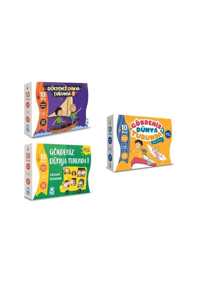 Mavi Kirpi 2. Sınıf Gökdeniz Dünya Turunda 3 Set 30 Kitap