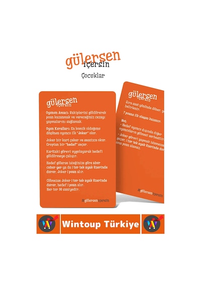 Oyun Eğlenceli Kız Erkek Grup Arkadaş Ortamı Komik Görev Ceza Kart Oyunu Gülersen İçersin-çocuklar