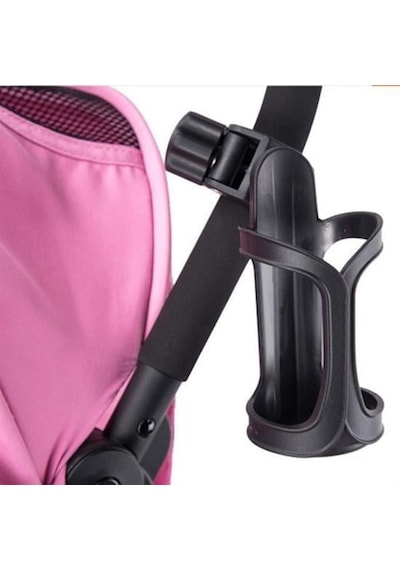 Güncelçarşı Bebek Arabası Bisiklet Scooter Uyumlu Ayarlanabilir Şişe Biberon Ve Suluk Tutucu Çok Renkli
