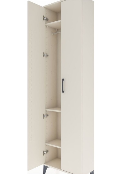 Arges Dolap 3 Raflı 2 Kapaklı Tek Askılı 60x30x221 Aytaşı-aytaşı Aytaşı