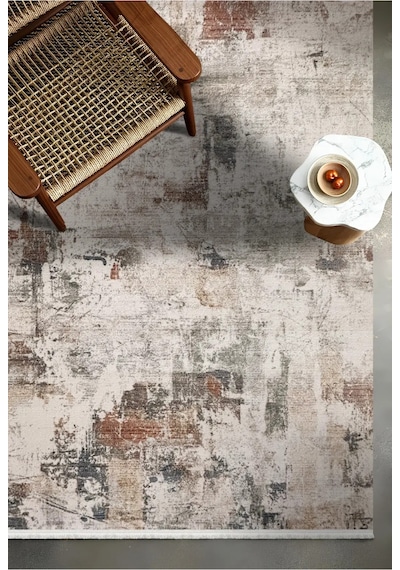 Mariesse Home Antik Serisi Vintage Modern Dokuma Salon Oturma Odası Halısı 407-multi