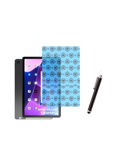 Lenovo Tab M10 Plus Tb 125fu 3 Nesil Uyumlu Kılıf Ekran Koruyucu Ve Kalem Set Dönerli Kılıf