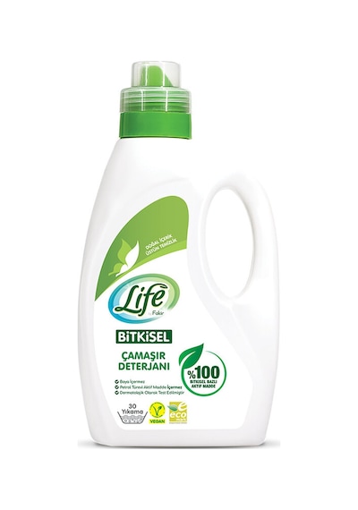 Life By Fakir Bitkisel Vegan Sıvı Çamaşır Deterjanı 1500 Ml 30 Yıkama Renkliler Ve Beyazlar Diğer