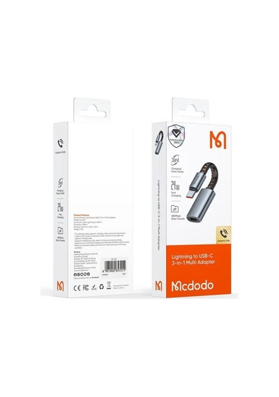 Mcdodo Ca-4870 Lightning To Typec 3in1 Dönüştürücü