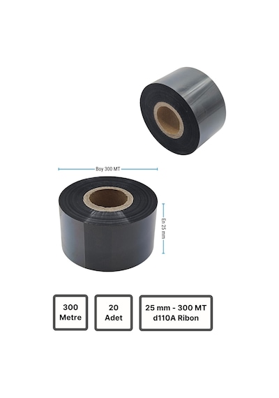 D110a Ribon 40 Adet Rulo 40 Mm X 300 Mt 1