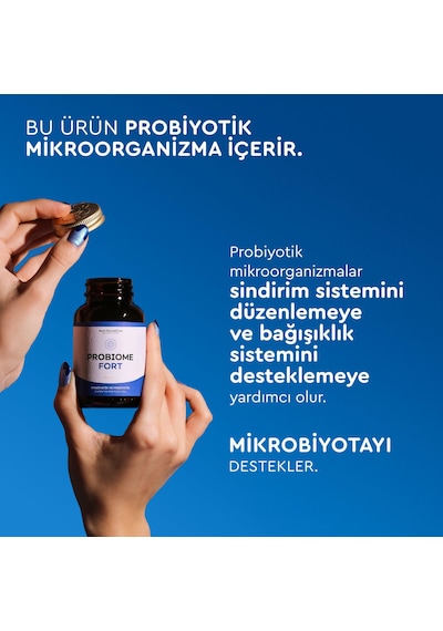 Probiome-fort Takviye Edici Gıda 60 Kapsül