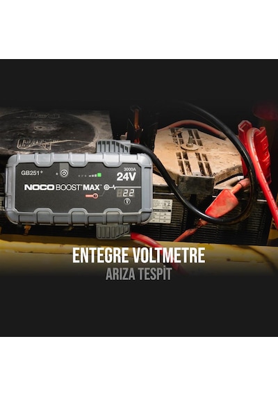 Noco Genius Gb251 24V 3000Amp Ultrasafe Lityum Akü Takviye +    Powe