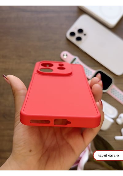 Redmi Note 14 4g / 5g Uyumlu Kamera Korumalı Darbeye Dayanıklı Renk Atmayan Keep Silikon Kılıf Kırmızı Redmi Note 14 4g / 5g Uyumlu Kamera Korumalı Darbeye Dayanıklı Renk Atmayan Keep Silikon Kılıf Kırmızı
