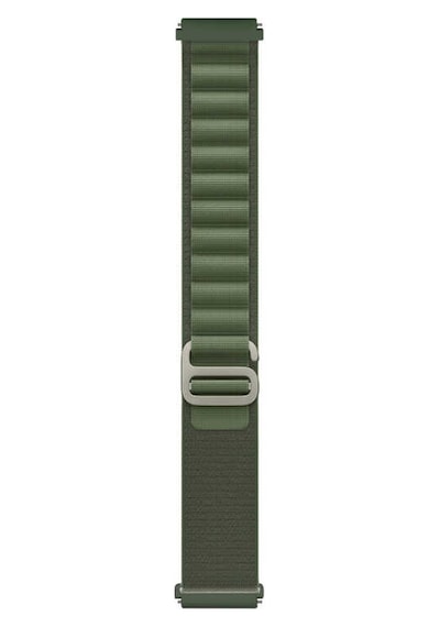 Ekılıf - Huawei Watch Gt3 42mm Uyumlu - Kordon 20mm Hasır Kordon Krd-74 - Yeşil