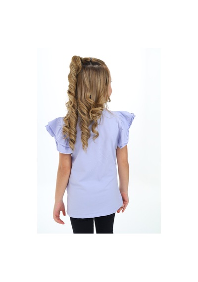 Toontoy Kids Toontoy Kız Çocuk Tişört Mavi