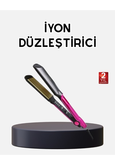 İyonik Saç Düzleştirici 220 C Isıya Kadar Çıkan, Led Göstergeli Ve Eşit Isı Dağılımlı Plaka