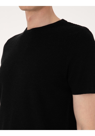 Pierre Cardin Erkek Siyah Kazak /triko 50305973-vr046 Siyah