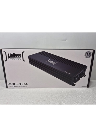 Mobass 4 Kanal Amfi 4 X 200 Rms Ses Ve Bass Amfisi Mobass Mbd-200.4 Oto Anfi