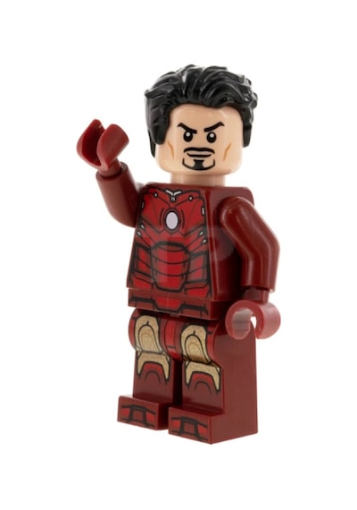 Marvel Super Heroes Orjinal Iron Man - Mark 3 Armor Minifigür Sh0739 Saçlı Versiyon
