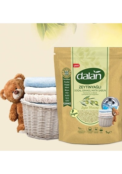 Bgt Dalan Zeytinyağlı Doğal Granül Matik Sabun Zeytin Mucizesi 1000 Gr
