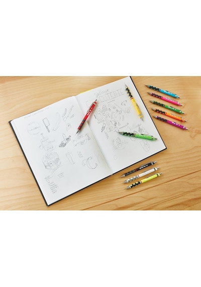 Rotring Tikky Versatil, Uçlu Kalem 0.7 Mm, Bordo Genel