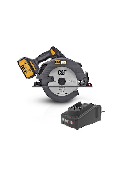 Cat DX53BC 18Volt 2.0Ah Li-ion 185MM Tek Akülü Kömürsüz Profesyonel Daire Testere