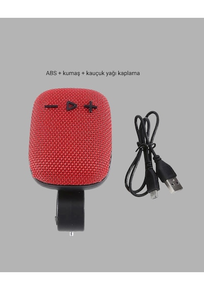 Taşınabilir Bluetooth Hoparlör 5w Güçlü Ses, Tws Ve Fm Radyo Özellikli