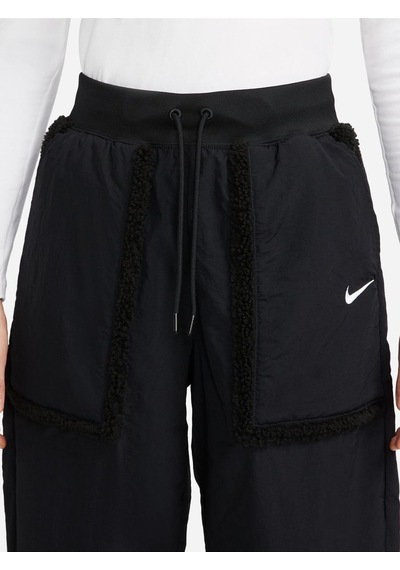 Nike Sportswear Essential Büyük Beden Yüksek Bel Kadın Eşofman Altı Siyah