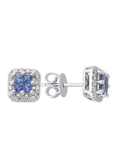 Altınbaş Pırlanta Safir Küpe N11.1276