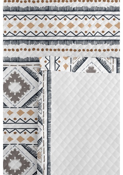Geometrik Bohem Gri Genç Odası Tek Kişilik Pike Takımı-antrasit Bej 160x220 Cm Kapitone Yatak Örtüsü Kumlu Harmoni Serabı Geometrik Bohem Gri Genç Odası Tek Kişilik Pike Takımı-antrasit Bej 160x220 Cm Kapitone Yatak Örtüsü Kumlu Harmoni Serabı