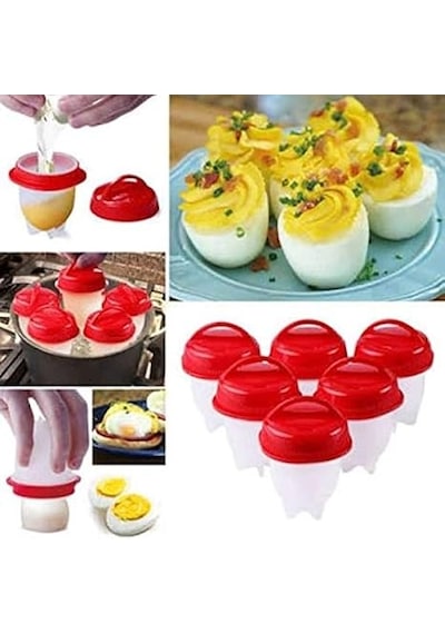 Silikon Yumurta Haşlama Kabı 6lı Set Genel