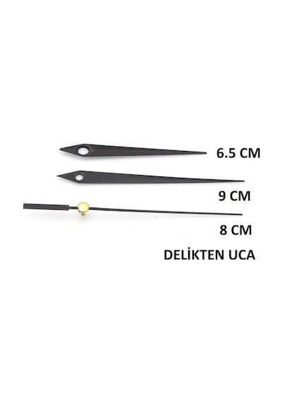 1 Adet Duvar Saati Mekanizması , Askısız , Şaft Uzunluğu 22 Mm , (523652039)