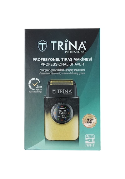 Trina Professional Tıraş Makinesi Gold Trnsklks0023gold