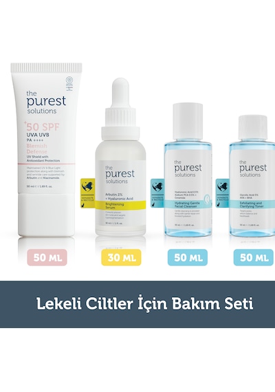 Lekeli Ciltler İçin Bakım Seti