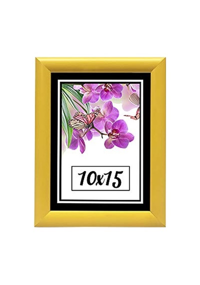 Hediyelik Çerçeve Dekorasyon Kişiye Özel Ev Home Ofis Resim Çerçevesi 10x15 Sarı 10x15-lam22-sarr