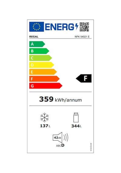 Regal NFK 54021 E No-Frost Kombi Tipi Buzdolabı