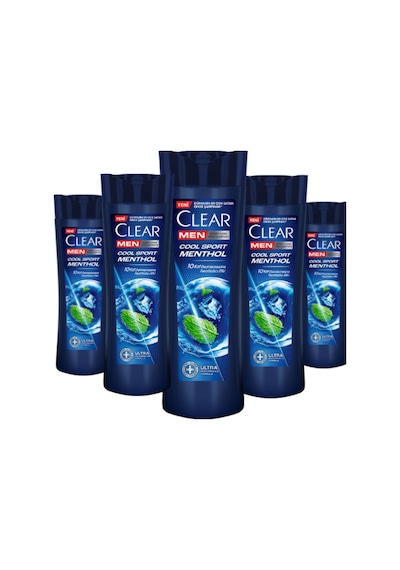 Men Kepeğe Karşı Etkili Şampuan Cool Sport Menthol 350 Ml 5 Adet
