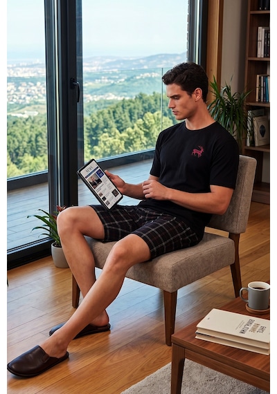 Buratti Erkek Pijama Takımı 6572022 Siyah