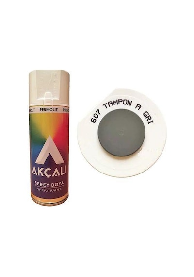 Akçalı Sprey Boya 400 ML 607 Tampon Açık  Gri