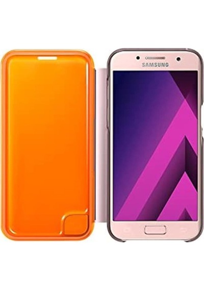 Samsung Uyumlu Galaxy A3 2017 Neon Flip Wallet Kapakli Kilif 398672453
