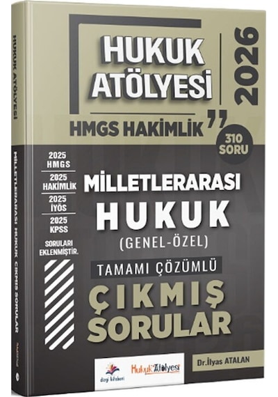 Dizgi Kitap 2026 Hukuk Atölyesi Hmgs Hakimlik Milletlerarası Hukuk Çıkmış Sorular