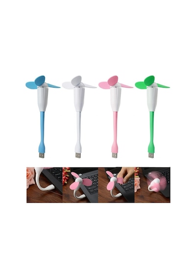 Taşınabilir Renkli Usb Mini Fan Vantilatör