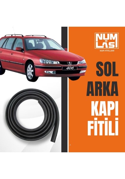 Peugeot 406 Station Wagon Sol Arka Kapı Fitili-a Kalite-numlas-nm3533