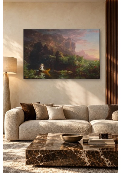 Fida Thomas Cole Hayat Yolculuğu Çocukluk Canvas Tablo Çok Renkli