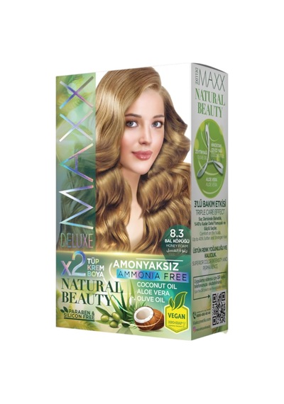 Natural Beauty Amonyaksız Set Saç Boyası 8.3 Bal Köpüğü