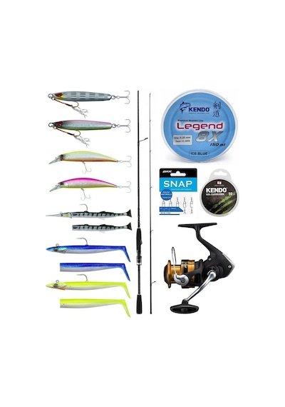 Yek Outdoor Pro Spin Olta Seti Okuma G-control Spin 243cm M 10-30gr M-fast Olta Kamışı & Shimano Makina Fx 4000 Fc