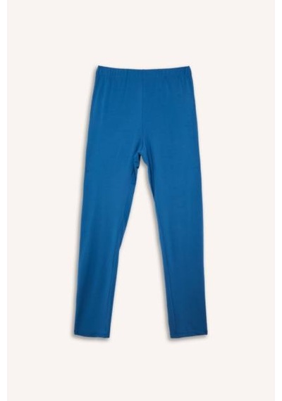 Defacto Regular Fıt Palmiye Desenli 4lü Burkini Mayo G7444ax26hsbe376 Mavi-be376