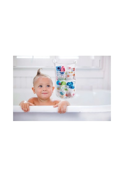 Babyjem - Bebek Banyo Oyuncak Torbası - Beyaz
