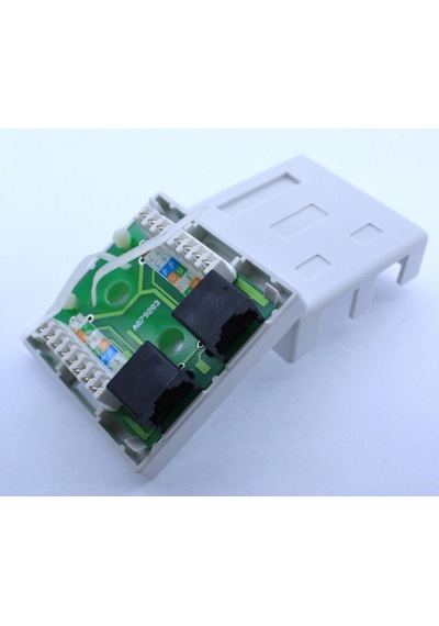 Kablo Bağlantılı 2 Li Rj45 Kutusu