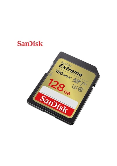 SanDisk Extreme SDSDXVA-128G-GNCIN 128 GB SD UHS-I 4K UHD Hafıza Kartı