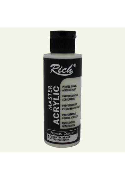 Rich Master Akrilik Boya 120Ml 101 Antik Beyaz
