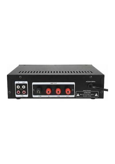 Rose Fr-9200a 120 Watt 2 Zone Mono Trafolu Mağaza Anfisi 2 Mikrofon Girişli Mp3,bluetooth,sd Kart Kumandalı