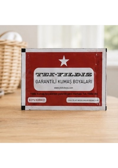 09 - Kumaş Boyası Koyu Kırmızı 11 Gr 10