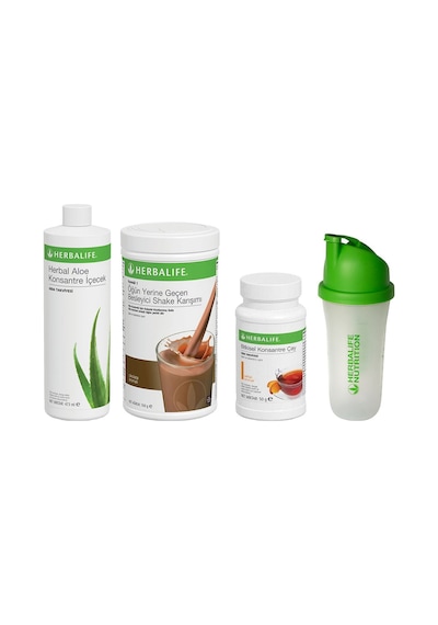 Herbalife Kampanya Set Paketi 24 Çikolatalı Shake + Şeftalili Çay 50gr + Aloe Vera + Hediye Shaker