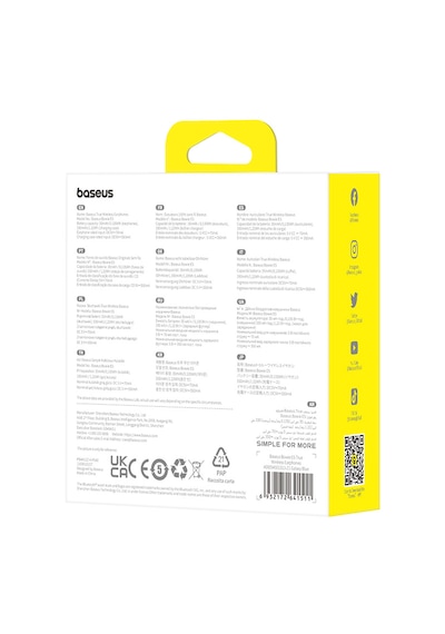 Baseus Bowie E5 Tws Bluetooth 5.3 Kulakiçi Kulaklık